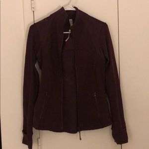 Lululemon maroon zip up jacket